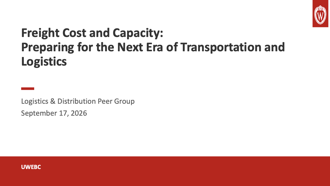 1. UWEBC Slides: Freight Cost and Capacity Slides thumbnail